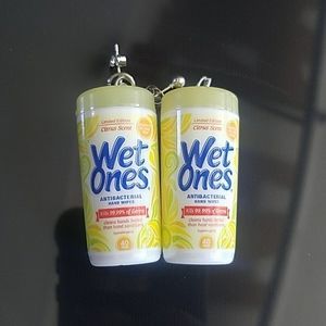 Mini brands wet ones earrings